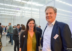 Patricia Ammerlaan van Rabobank en Cor de Fijter van Flytnh